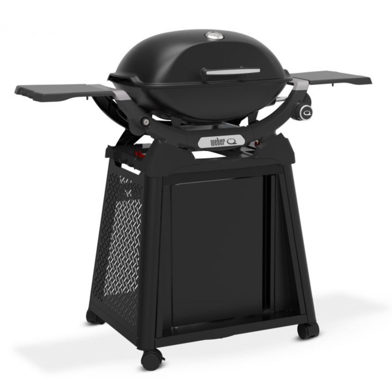 WEBER GASGRILL Q 2200N MIT ROLLWAGEN, BLACK