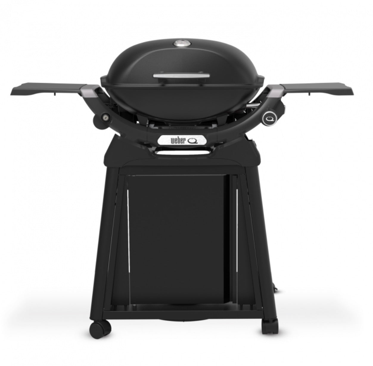 WEBER GASGRILL Q 2200N MIT ROLLWAGEN, BLACK