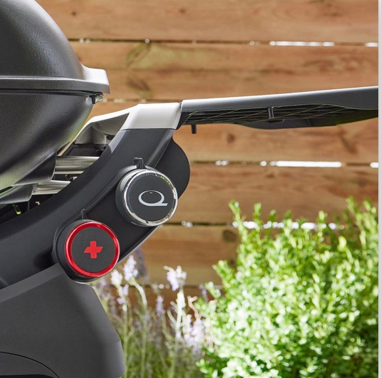 WEBER GASGRILL Q 3200N+ MIT ROLLWAGEN, BLACK, INKLUSIVE ABDECKHAUBE