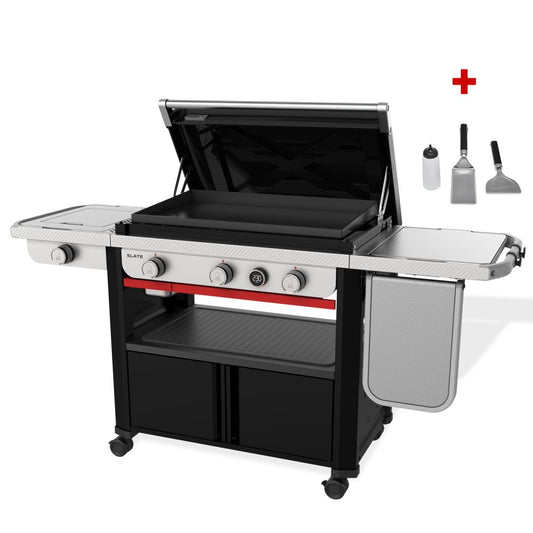 WEBER SLATE GPSB 76CM PREMIUM PLANCHA, INKLUSIVE GRILLPLATTEN-ZUBEHÖRSET