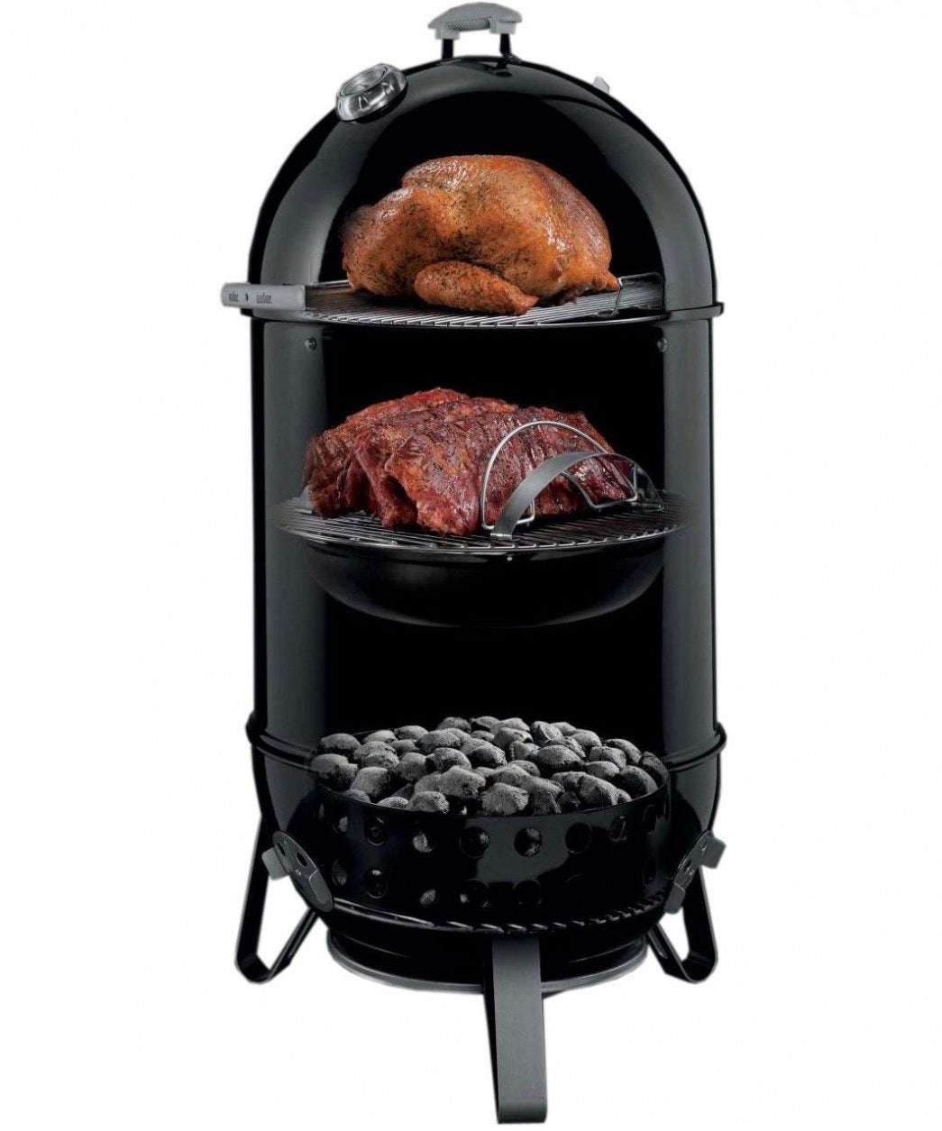 WEBER SMOKEY MOUNTAIN COOKER 47 CM + INKLUSIVE ABDECKHAUBE