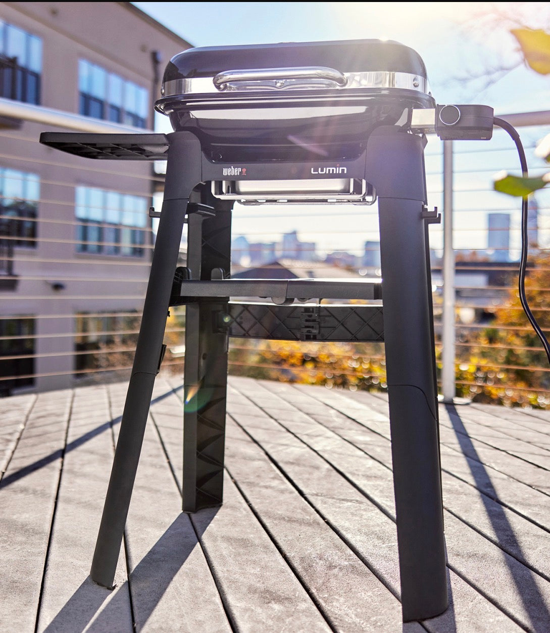 WEBER ELEKTROGRILL LUMIN MIT STAND, BLACK