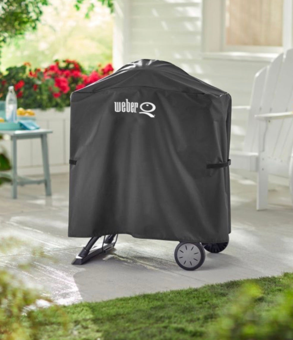 WEBER ABDECKHAUBE Q 1200/1400 U. 2200/2400, STAND U. ROLLWAGEN BIS 2024